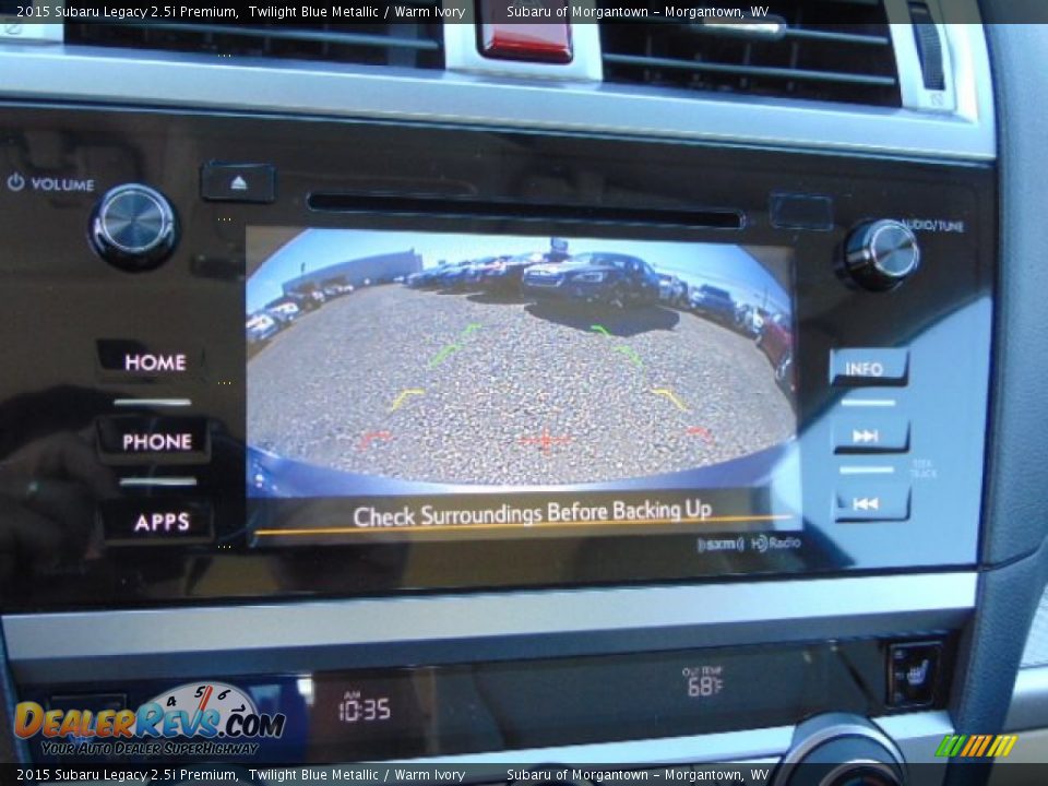 2015 Subaru Legacy 2.5i Premium Twilight Blue Metallic / Warm Ivory Photo #17