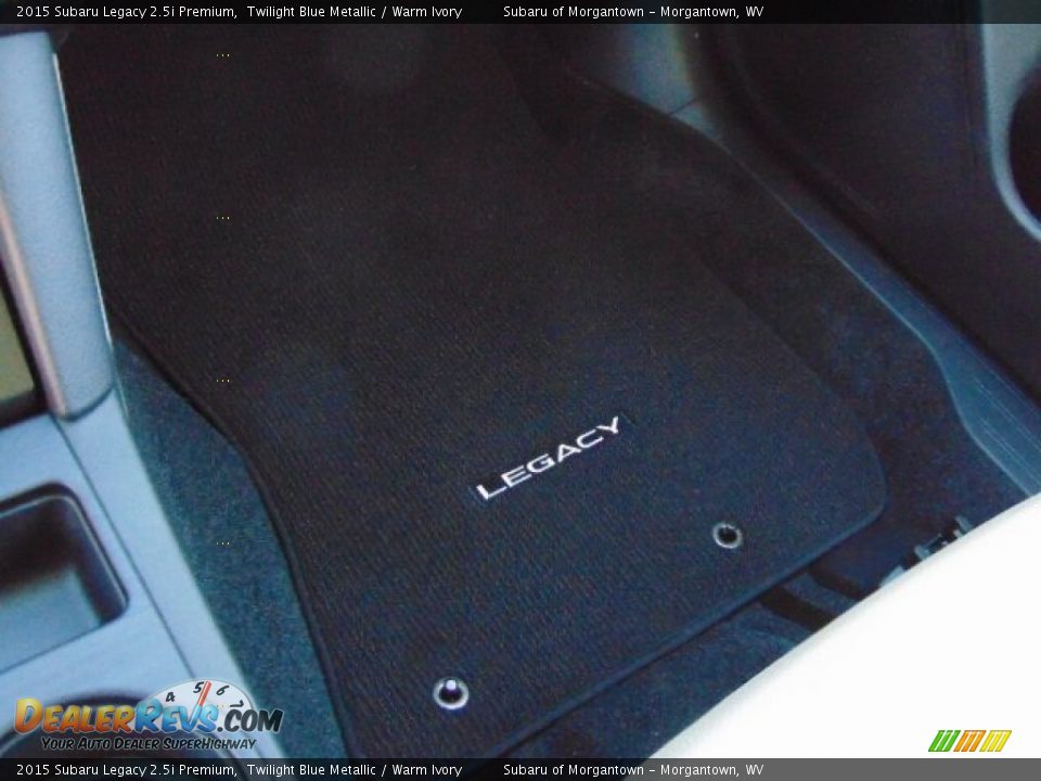 2015 Subaru Legacy 2.5i Premium Twilight Blue Metallic / Warm Ivory Photo #18