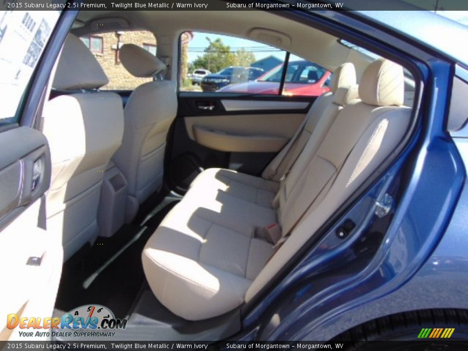 2015 Subaru Legacy 2.5i Premium Twilight Blue Metallic / Warm Ivory Photo #19