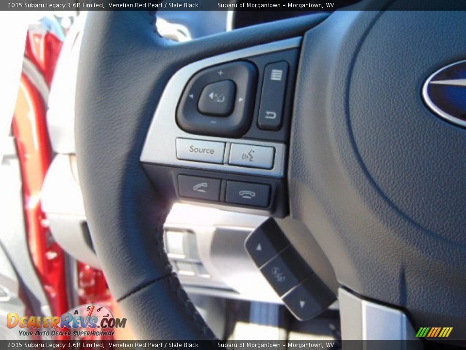 2015 Subaru Legacy 3.6R Limited Venetian Red Pearl / Slate Black Photo #14