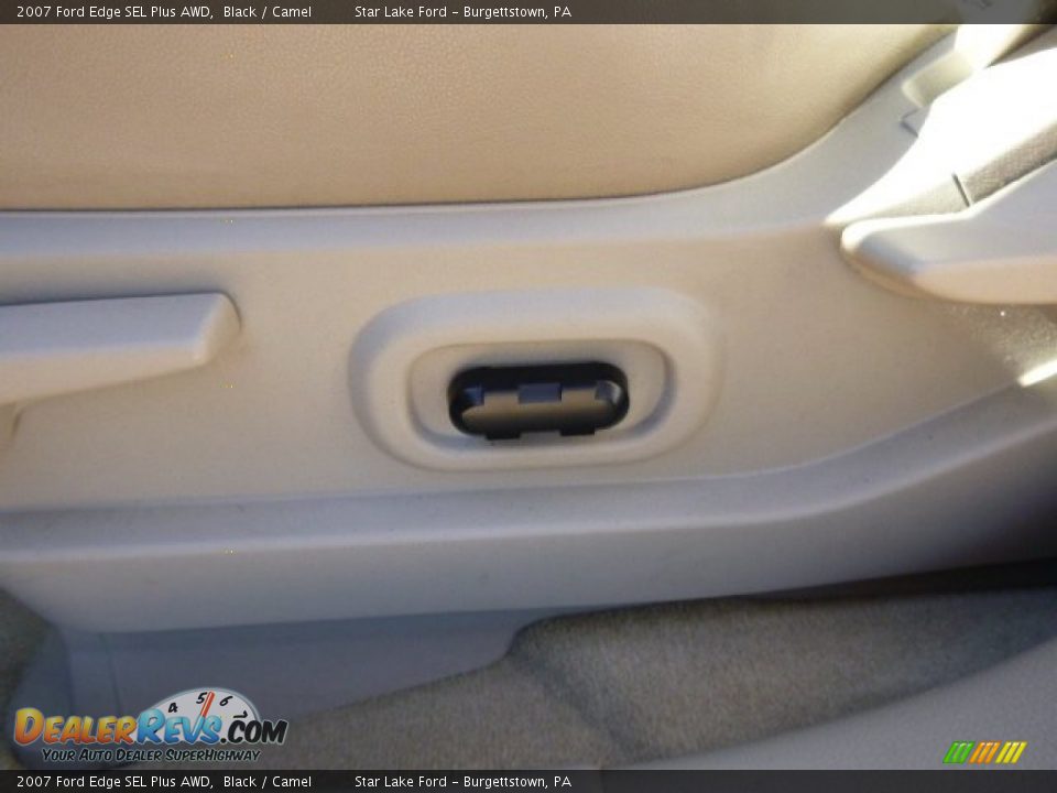 2007 Ford Edge SEL Plus AWD Black / Camel Photo #14