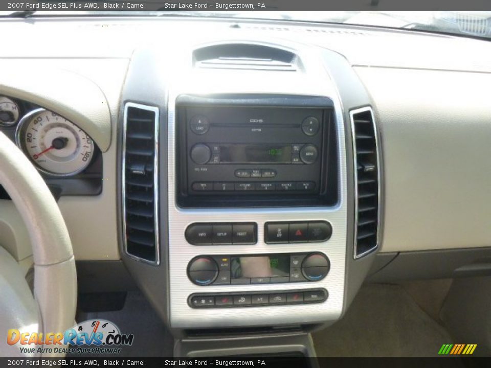 2007 Ford Edge SEL Plus AWD Black / Camel Photo #16