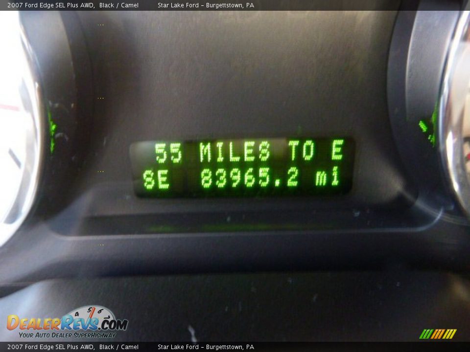 2007 Ford Edge SEL Plus AWD Black / Camel Photo #19