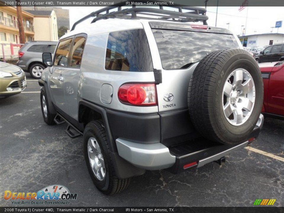 2008 Toyota FJ Cruiser 4WD Titanium Metallic / Dark Charcoal Photo #7