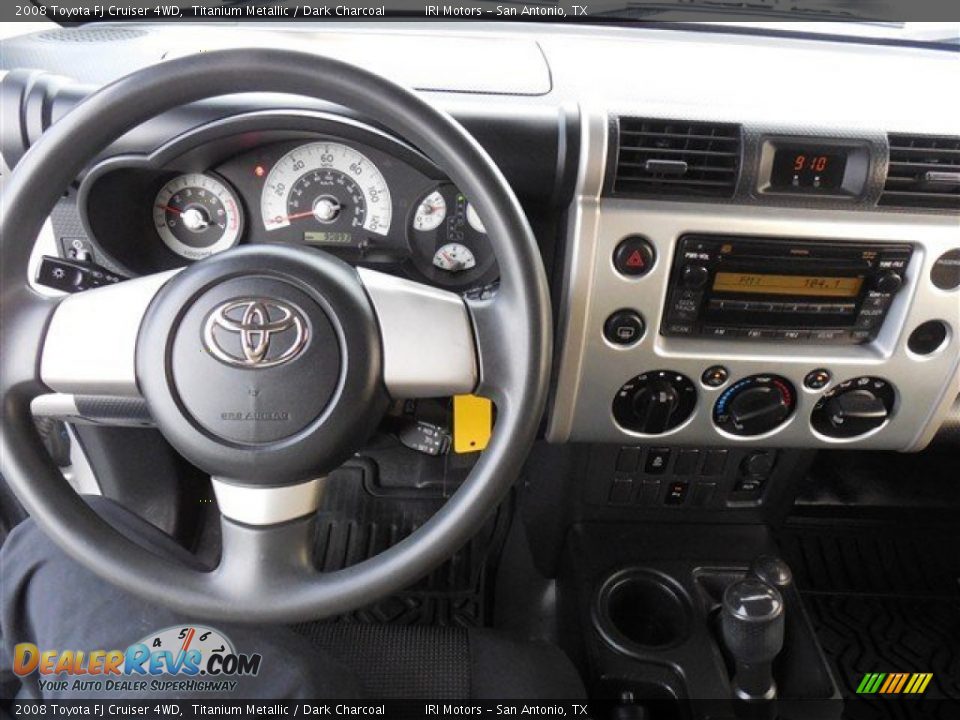 2008 Toyota FJ Cruiser 4WD Titanium Metallic / Dark Charcoal Photo #17