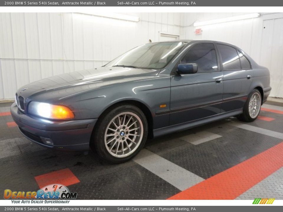 2000 BMW 5 Series 540i Sedan Anthracite Metallic / Black Photo #2