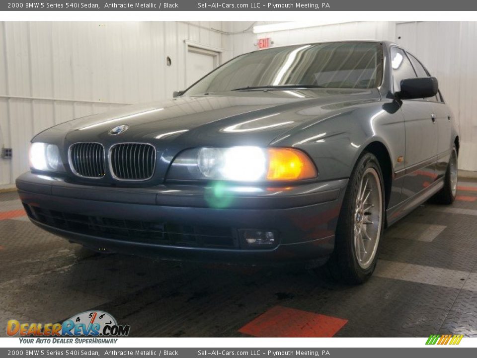 2000 BMW 5 Series 540i Sedan Anthracite Metallic / Black Photo #3