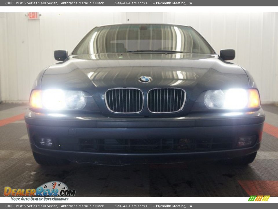 2000 BMW 5 Series 540i Sedan Anthracite Metallic / Black Photo #4