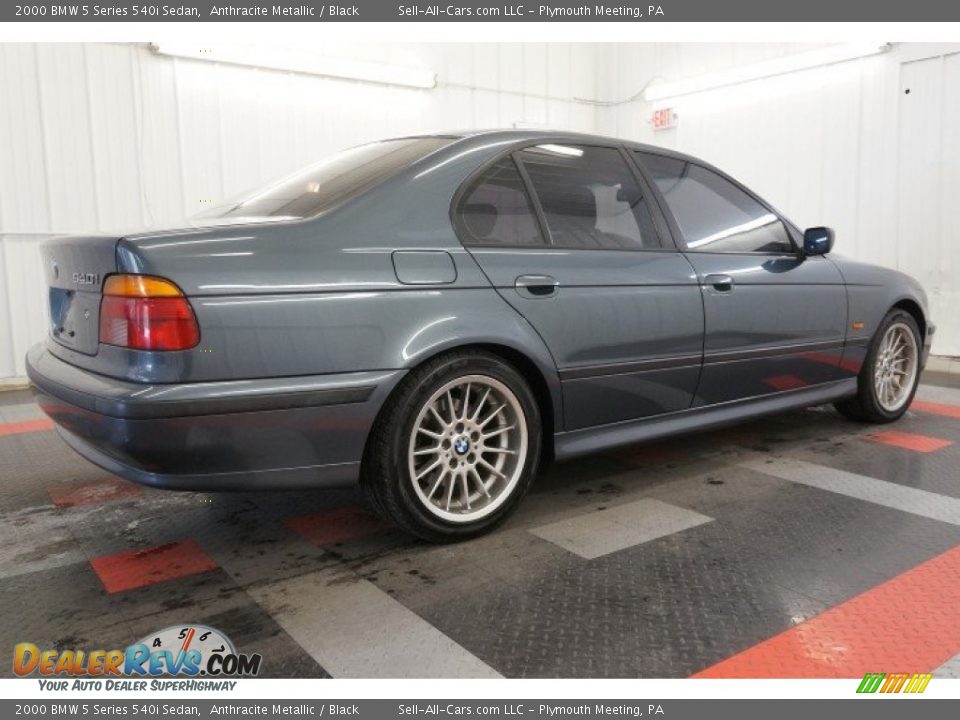 2000 BMW 5 Series 540i Sedan Anthracite Metallic / Black Photo #7