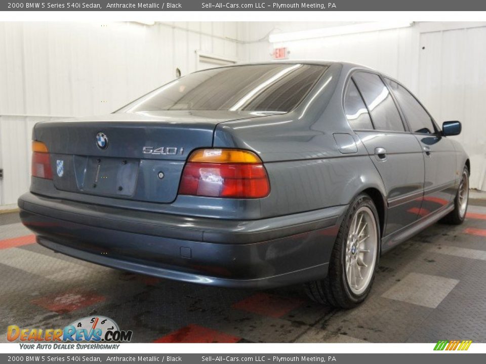 2000 BMW 5 Series 540i Sedan Anthracite Metallic / Black Photo #8