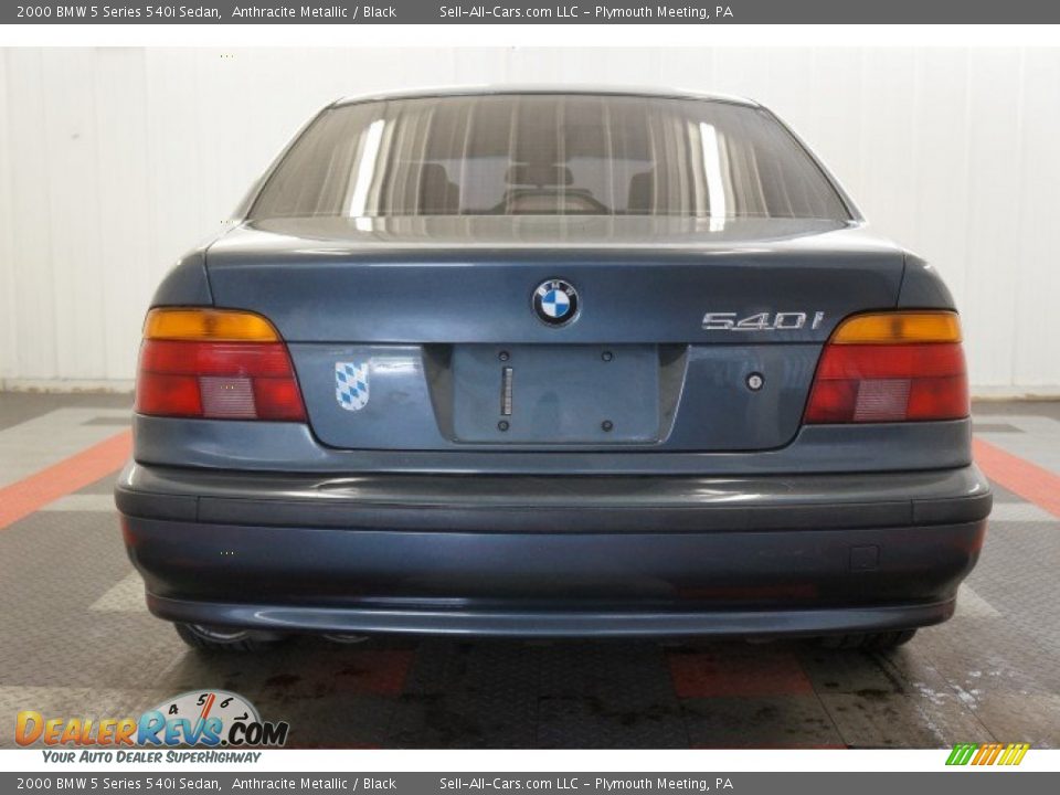 2000 BMW 5 Series 540i Sedan Anthracite Metallic / Black Photo #9