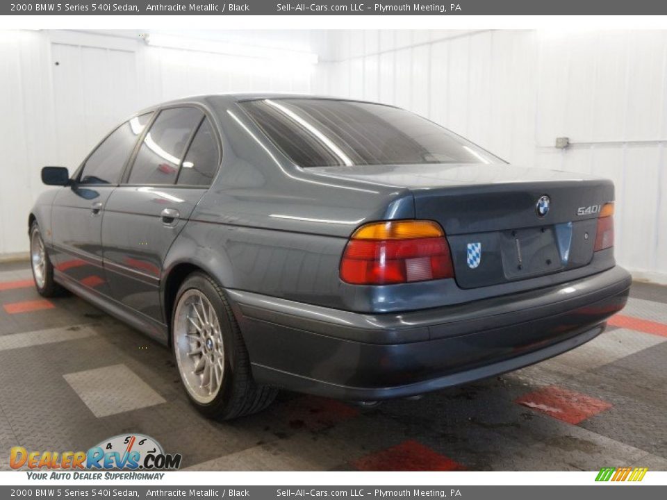 2000 BMW 5 Series 540i Sedan Anthracite Metallic / Black Photo #10
