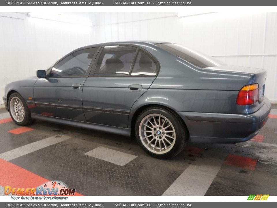 2000 BMW 5 Series 540i Sedan Anthracite Metallic / Black Photo #11