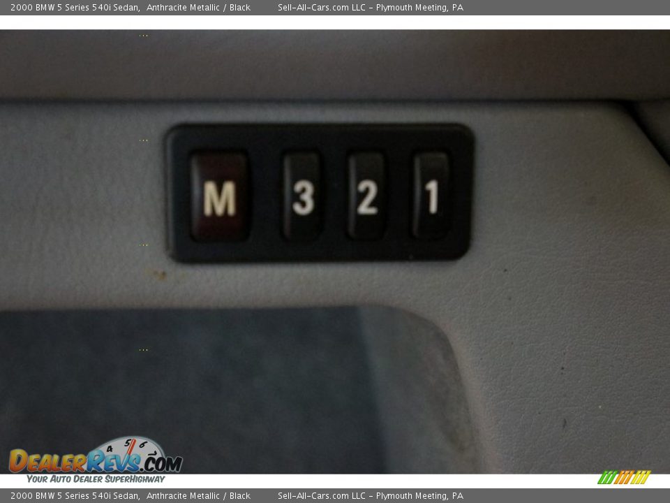 2000 BMW 5 Series 540i Sedan Anthracite Metallic / Black Photo #13