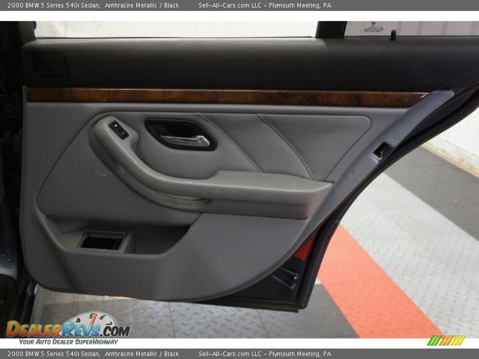 2000 BMW 5 Series 540i Sedan Anthracite Metallic / Black Photo #16