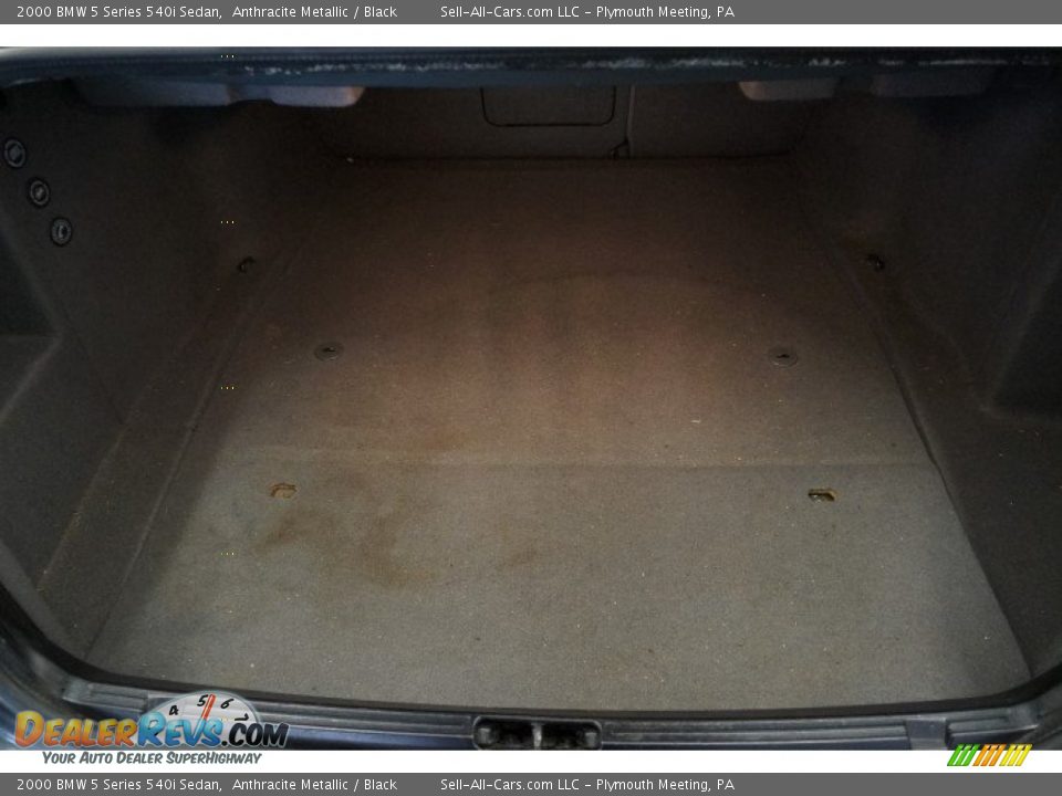 2000 BMW 5 Series 540i Sedan Anthracite Metallic / Black Photo #18