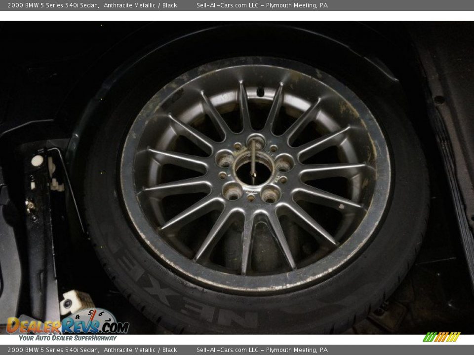 2000 BMW 5 Series 540i Sedan Anthracite Metallic / Black Photo #19