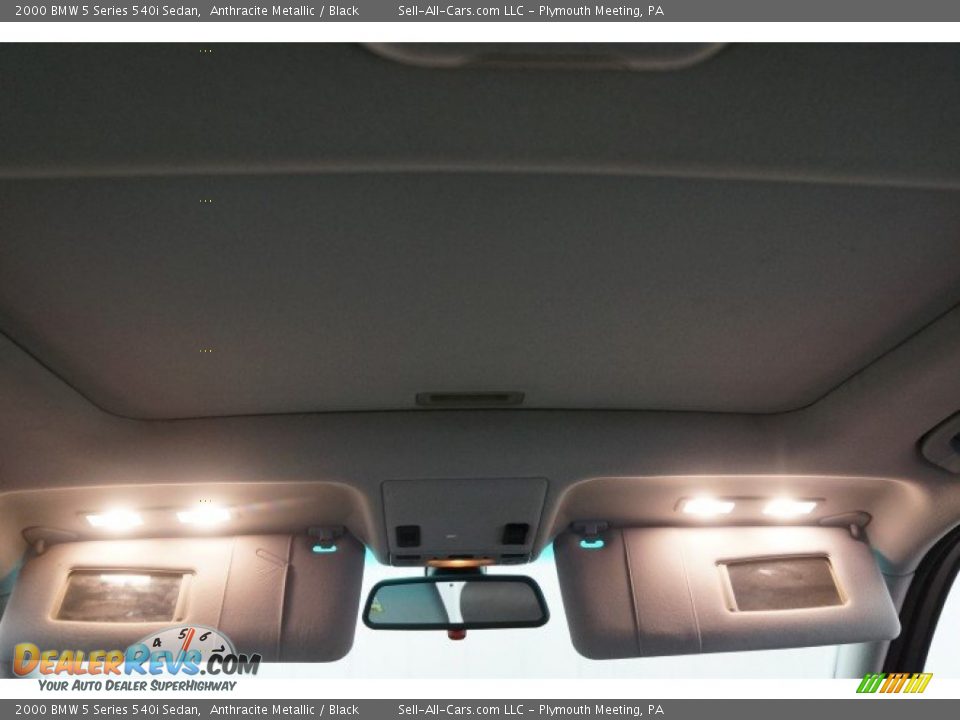 2000 BMW 5 Series 540i Sedan Anthracite Metallic / Black Photo #20