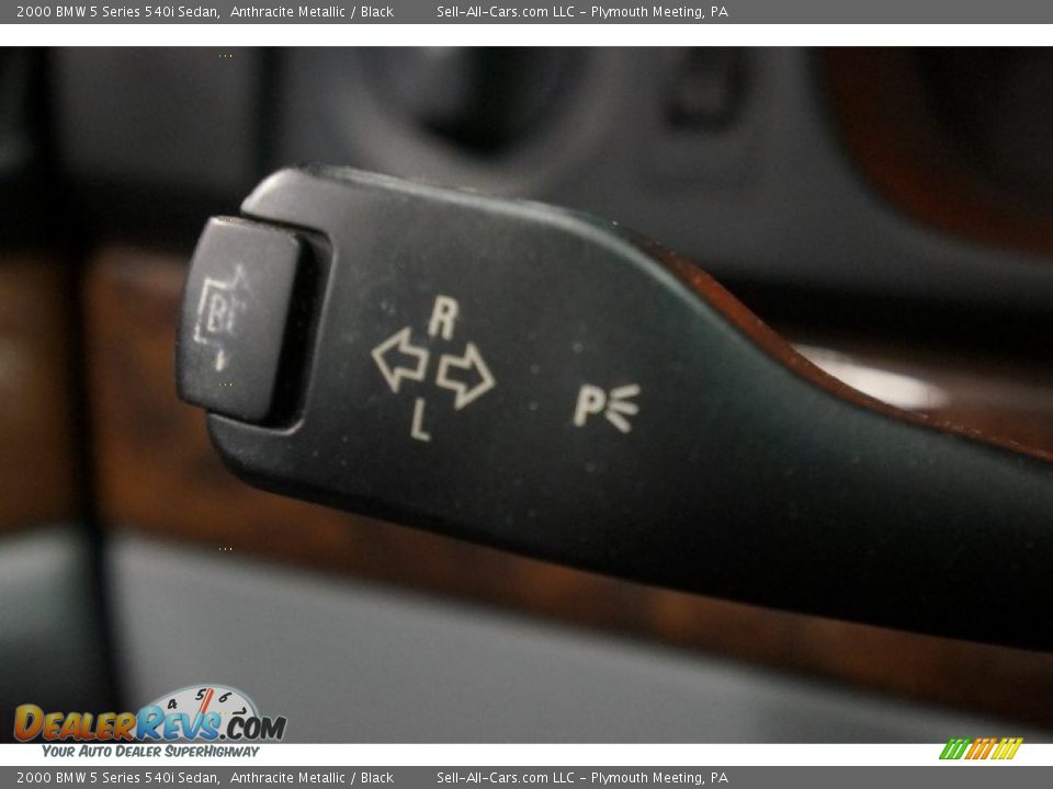 2000 BMW 5 Series 540i Sedan Anthracite Metallic / Black Photo #24