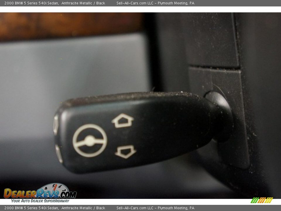 2000 BMW 5 Series 540i Sedan Anthracite Metallic / Black Photo #25