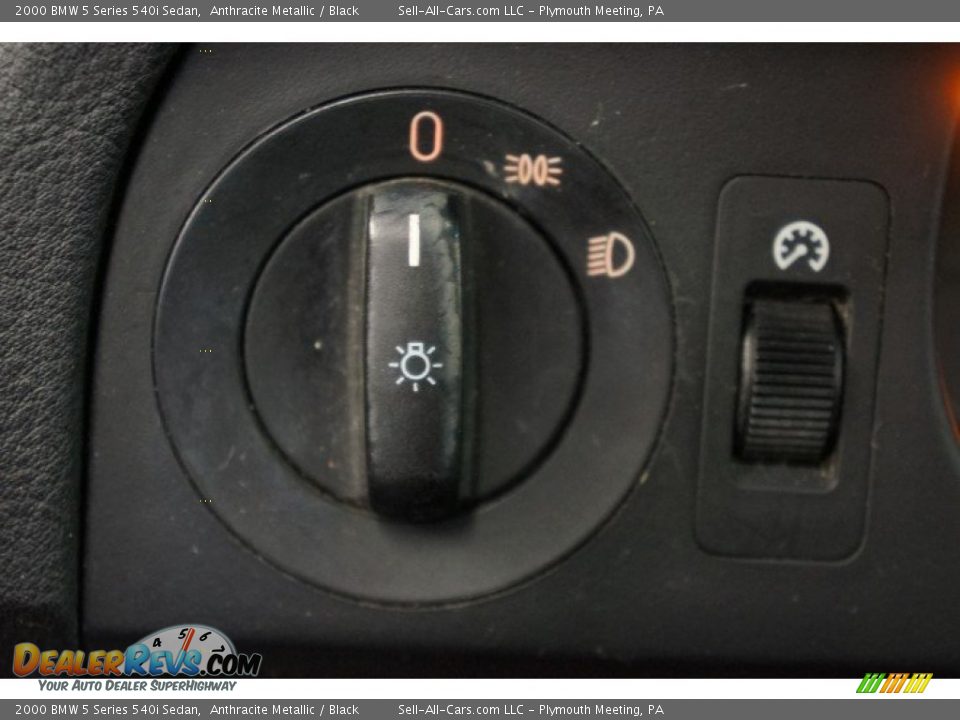 2000 BMW 5 Series 540i Sedan Anthracite Metallic / Black Photo #27