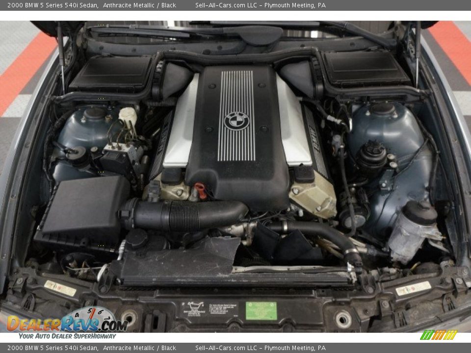 2000 BMW 5 Series 540i Sedan Anthracite Metallic / Black Photo #32