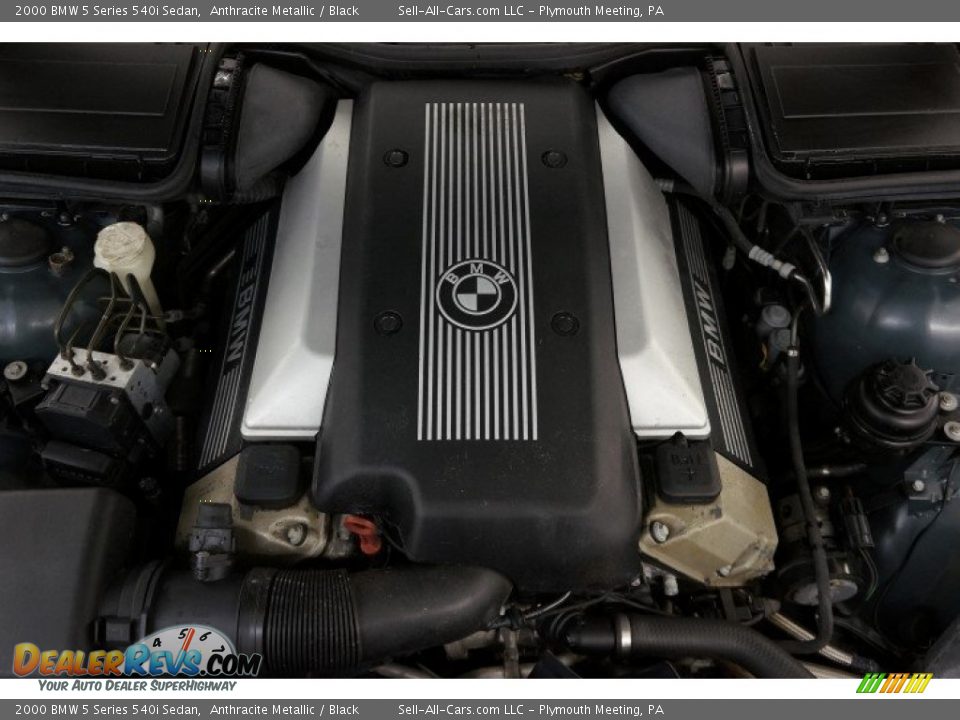 2000 BMW 5 Series 540i Sedan Anthracite Metallic / Black Photo #33