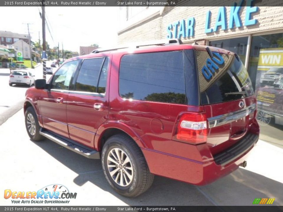 2015 Ford Expedition XLT 4x4 Ruby Red Metallic / Ebony Photo #6