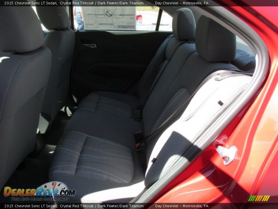 2015 Chevrolet Sonic LT Sedan Crystal Red Tintcoat / Dark Pewter/Dark Titanium Photo #12