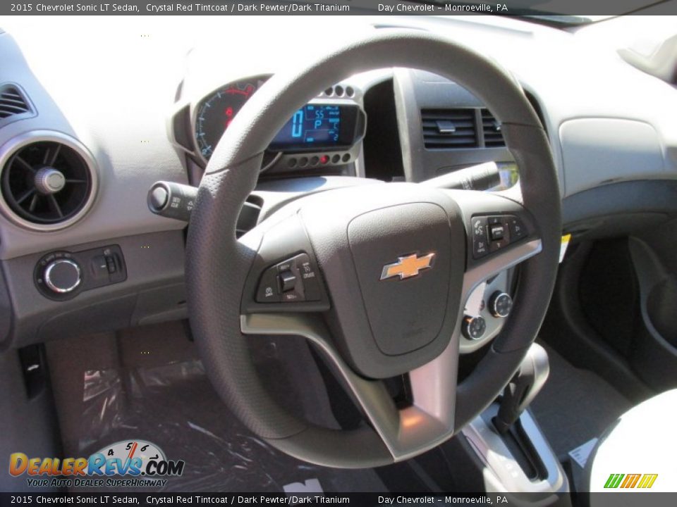2015 Chevrolet Sonic LT Sedan Steering Wheel Photo #13