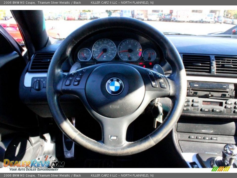 2006 BMW M3 Coupe Titanium Silver Metallic / Black Photo #16