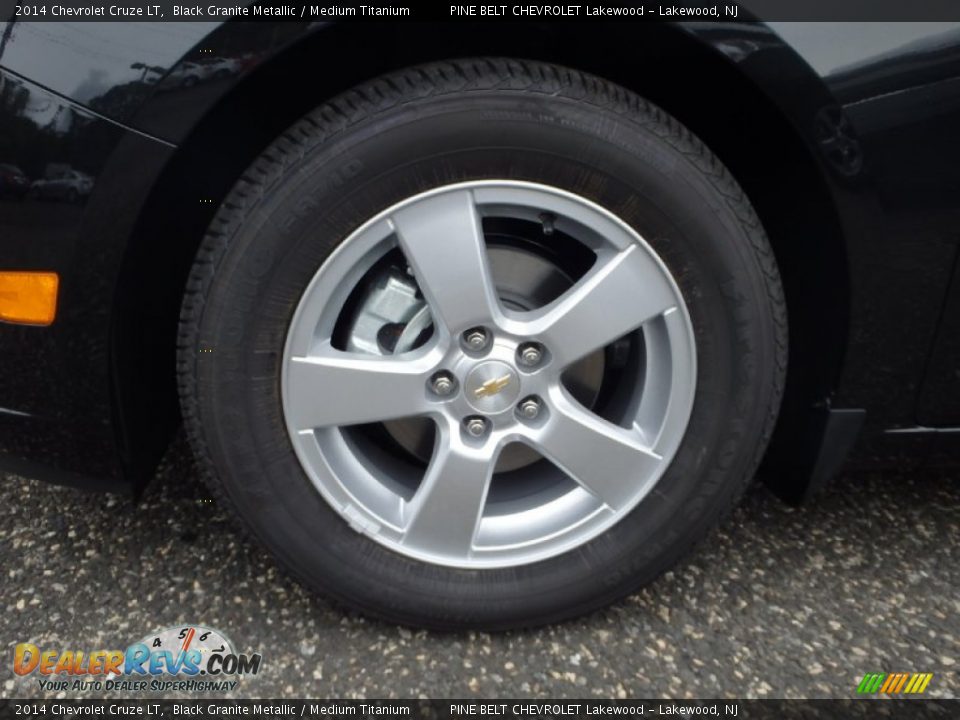2014 Chevrolet Cruze LT Black Granite Metallic / Medium Titanium Photo #11