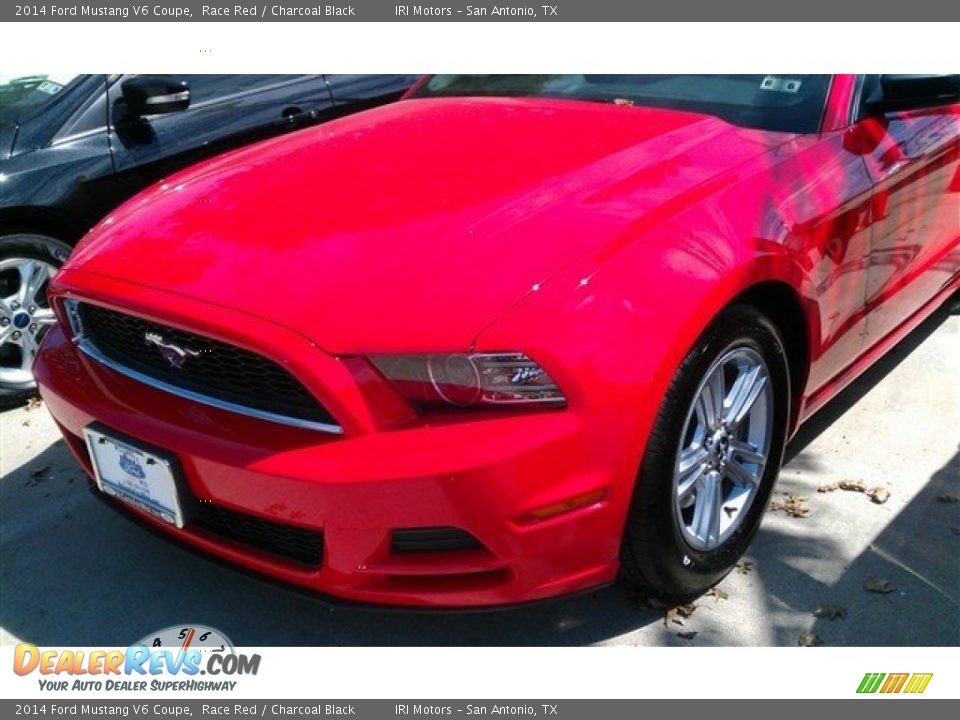 2014 Ford Mustang V6 Coupe Race Red / Charcoal Black Photo #10