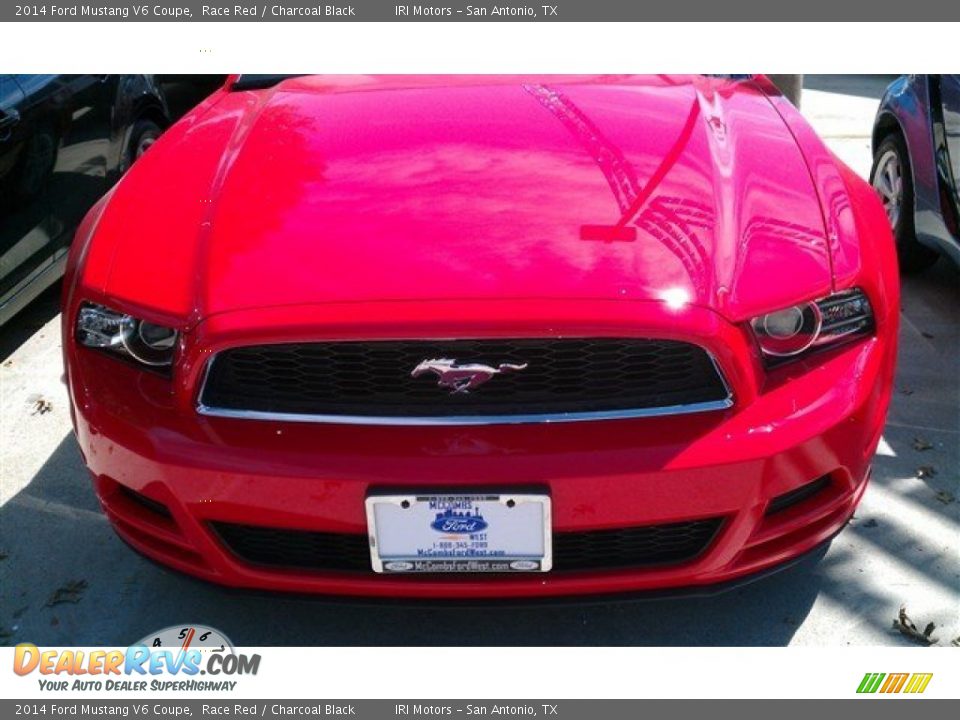 2014 Ford Mustang V6 Coupe Race Red / Charcoal Black Photo #12