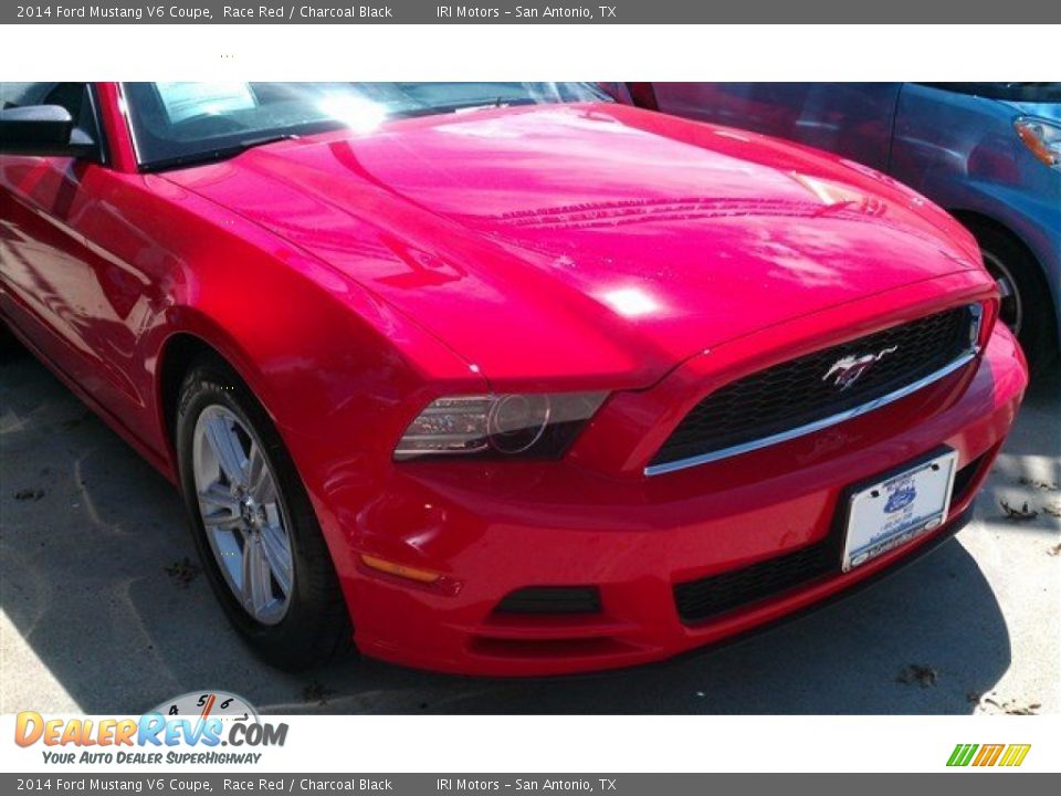 2014 Ford Mustang V6 Coupe Race Red / Charcoal Black Photo #15