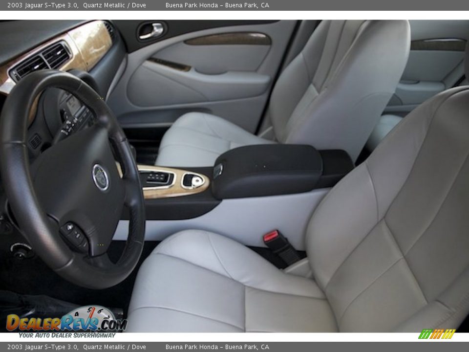 2003 Jaguar S-Type 3.0 Quartz Metallic / Dove Photo #3