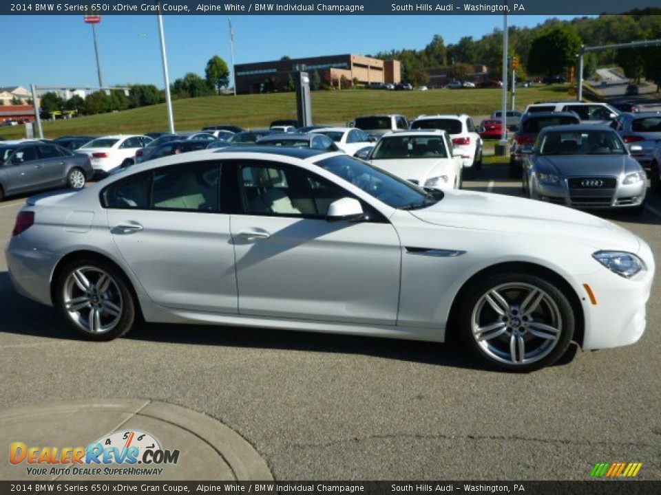 Alpine White 2014 BMW 6 Series 650i xDrive Gran Coupe Photo #5