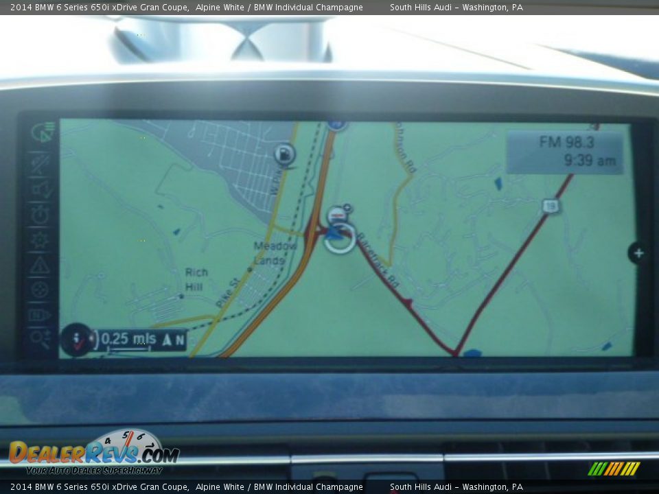 Navigation of 2014 BMW 6 Series 650i xDrive Gran Coupe Photo #17