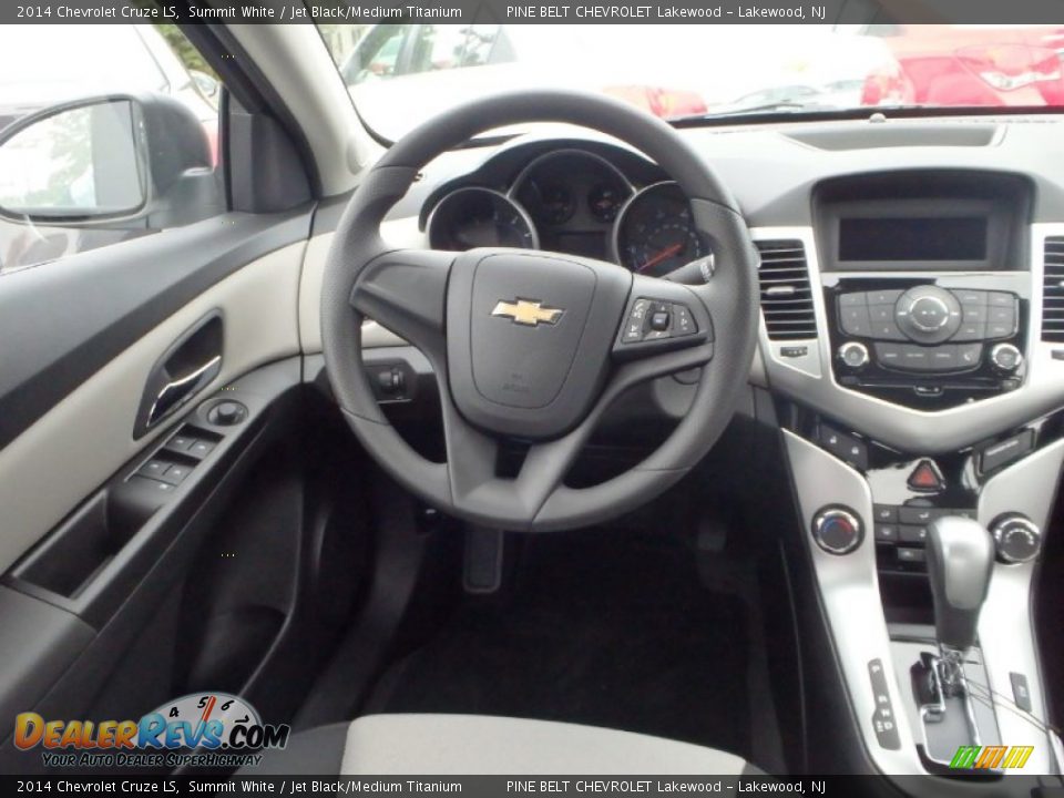 2014 Chevrolet Cruze LS Summit White / Jet Black/Medium Titanium Photo #6