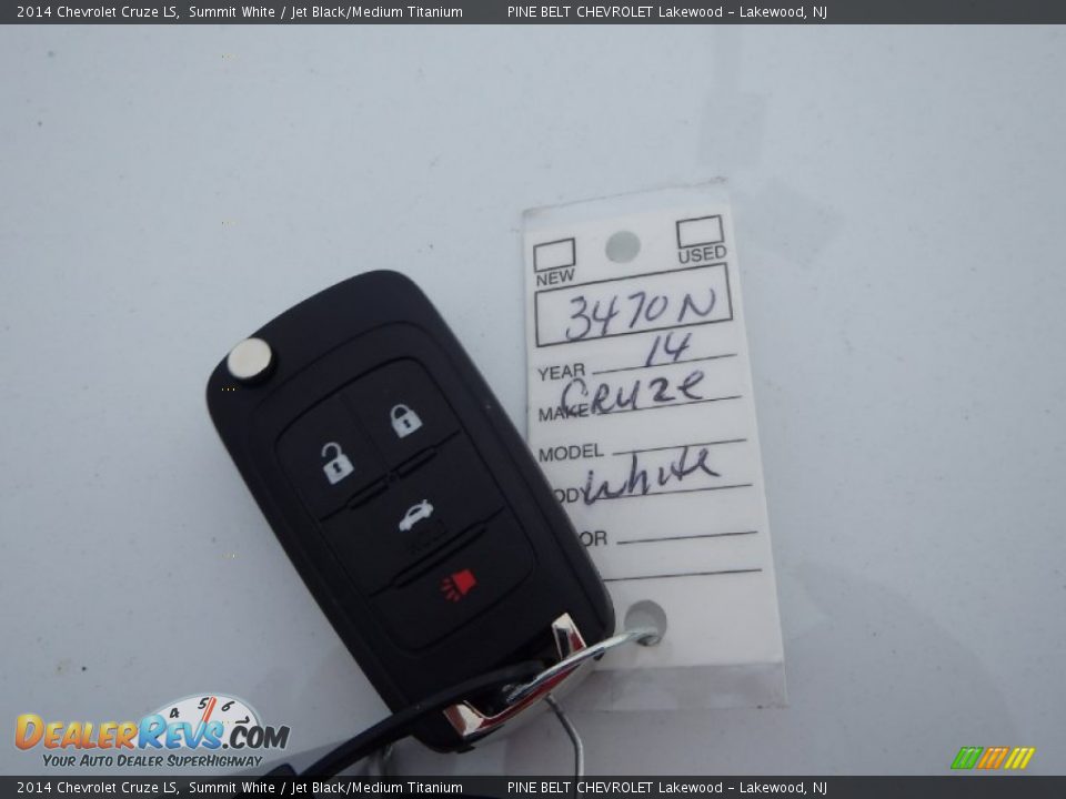 2014 Chevrolet Cruze LS Summit White / Jet Black/Medium Titanium Photo #10