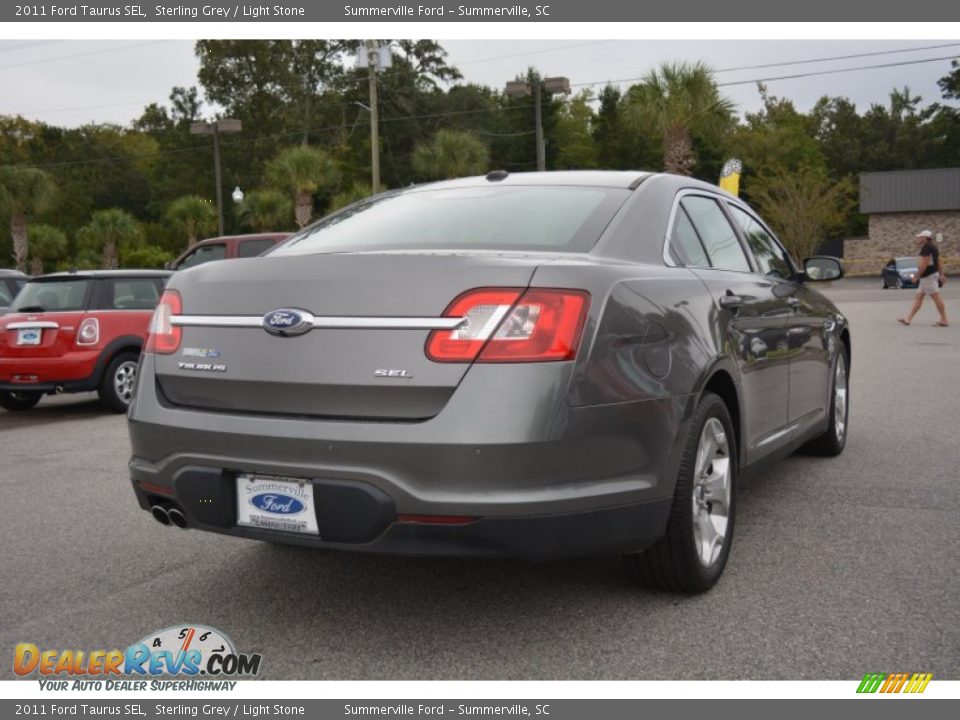 2011 Ford Taurus SEL Sterling Grey / Light Stone Photo #3