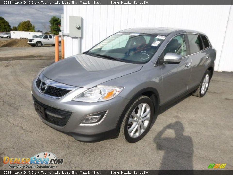 2011 Mazda CX-9 Grand Touring AWD Liquid Silver Metallic / Black Photo #1