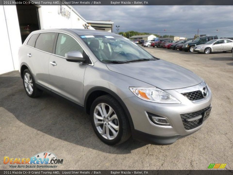 2011 Mazda CX-9 Grand Touring AWD Liquid Silver Metallic / Black Photo #3