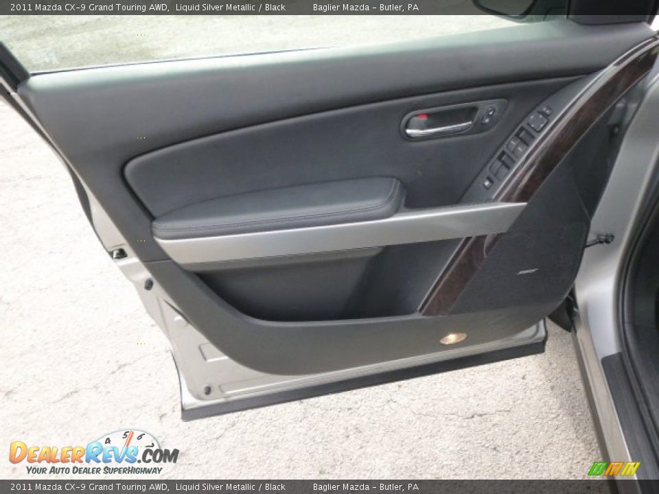2011 Mazda CX-9 Grand Touring AWD Liquid Silver Metallic / Black Photo #11