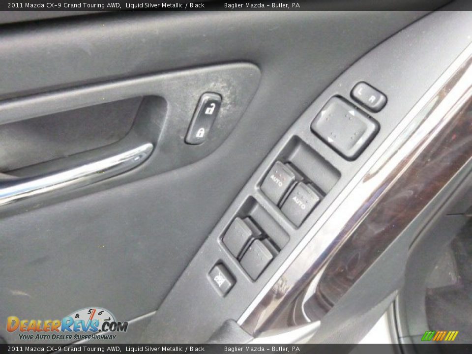 2011 Mazda CX-9 Grand Touring AWD Liquid Silver Metallic / Black Photo #12