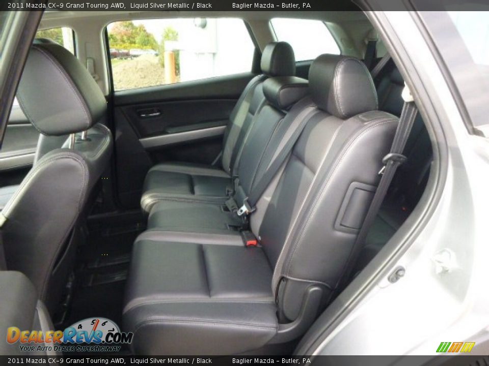 2011 Mazda CX-9 Grand Touring AWD Liquid Silver Metallic / Black Photo #14