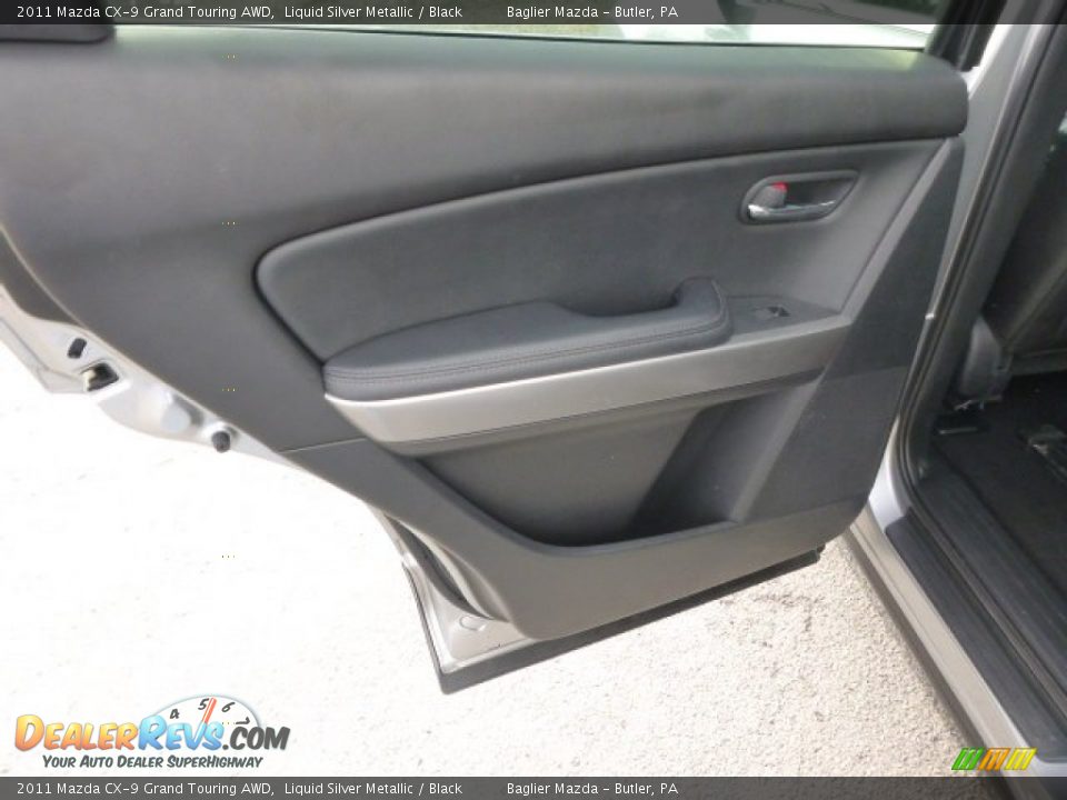 2011 Mazda CX-9 Grand Touring AWD Liquid Silver Metallic / Black Photo #15