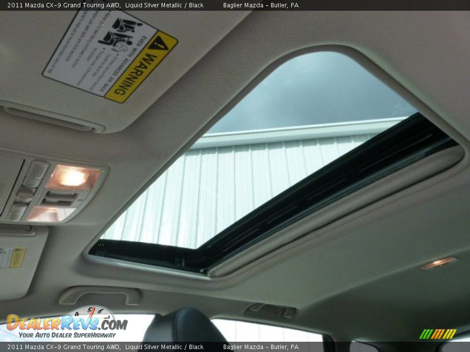 2011 Mazda CX-9 Grand Touring AWD Liquid Silver Metallic / Black Photo #18