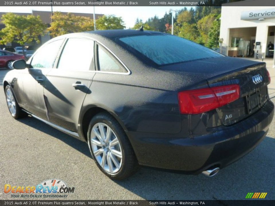 2015 Audi A6 2.0T Premium Plus quattro Sedan Moonlight Blue Metallic / Black Photo #2