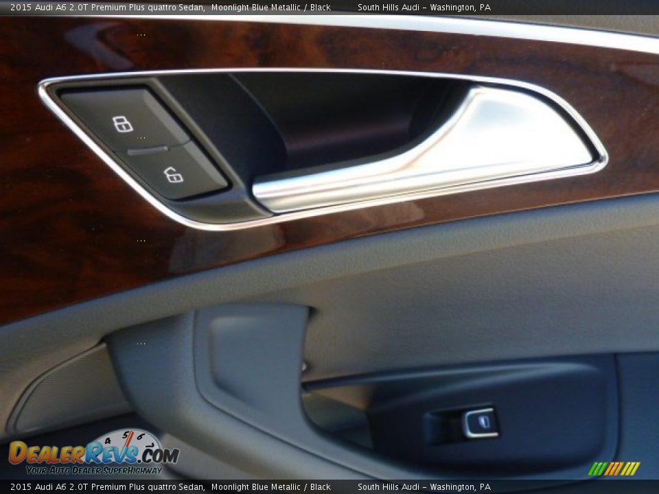 2015 Audi A6 2.0T Premium Plus quattro Sedan Moonlight Blue Metallic / Black Photo #5